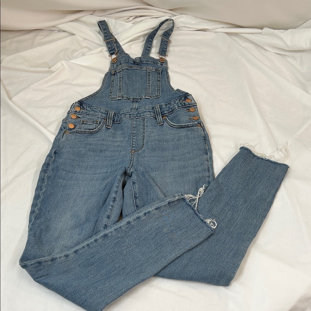 Universal Thread Women's Blue Denim Jean Overalls Size 00